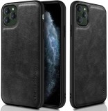 Husa iPhone 11 Pro Max Piele ecologica Negru X-Level