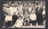 Fotografie tip Carte Postala - grup Iulie 1943 perioada regalista militar, Necirculata