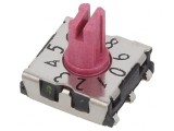 &Icirc;ntrerupător Codificare DEC/BCD Poz 10 SMD 80m&Omega;
