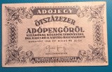 UNGARIA 500.000 FORINT / 1946.