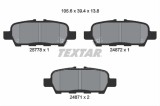 Set placute frana TEXTAR 2577801