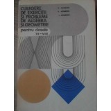 CULEGERE DE EXERCITII SI PROBLEME DE ALGEBRA SI GEOMETRIE PENTRU CLASELE VI-VIII-A. ARIMESCU, V. ARIMESCU, -348618