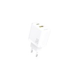 &Icirc;ncărcător Dudao A26T GaN 25W USB-A, USB-C - Alb