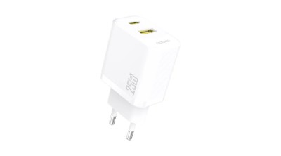 &amp;Icirc;ncărcător Dudao A26T GaN 25W USB-A, USB-C - Alb foto