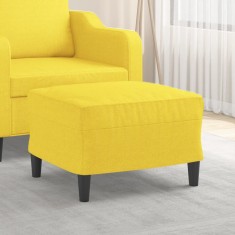 vidaXL Taburet, galben deschis, 60x50x41 cm, material textil