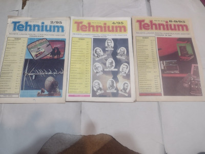 4 NUMERE REVISTA TEHNIUM 1995 foto