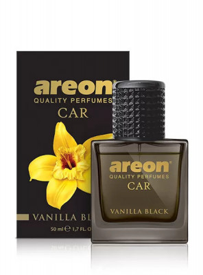 Odorizant Auto Areon Car Perfume, Vanilla Black, 50ml foto