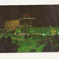 CA7 Carte Postala - Brasov , Hotel Carpati , circulata 1973