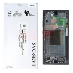 LCD+Touchscreen cu rama Samsung Galaxy S24 Ultra / S928 BLACK Original Service Pack