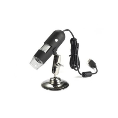 Microscop Digital USB Pentru PC, Electronic 1600X, Negru foto