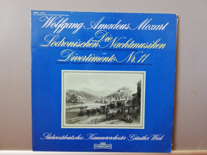 Mozart &ndash; Divertimento no 10,11,15 &ndash; 2LP Set (1982/Intercord/RFG) - VINIL/Vinyl/M
