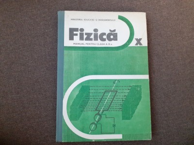 N GHERBANOVSCHI D BORSAN FIZICA ,MANUAL PENTRU CLASA A X A EDITIE CARTONATA foto