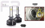 Kit 2 Becuri LED H8 H9 H11 72W 10000lm, Canbus, Racire Turbo, 12-24V, KRU025 Auto