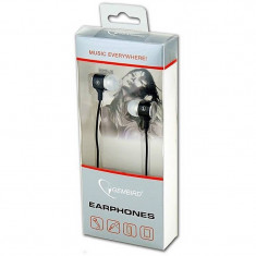 Casti Gembird In-Ear MHS-EP-001 Black foto