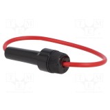 Clemă pe cablu pentru siguranțe cilindrice 6,3x30mm și 6,3x32mm 15A SCI