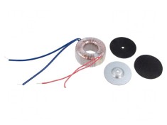 Transformator toroidal 30VA 230VAC 12V 2,5A cu cabluri