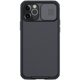 Cumpara ieftin Husa Magnetica protectie spate si camera foto negru, pentru Apple iPhone 12 Pro Max (6.7) Nillkin CamShield