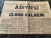 Ziarul Adevarul, marti 26 febr 1891, dir Alex. Beldimanu, 4 pag, stare deosebita