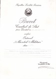 AMS# - BREVET ORDINUL MERITUL MILITAR CL. III, 1968