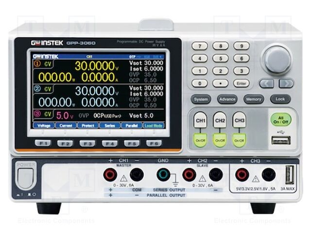 Alimentator de laborator programabil multicanal GW INSTEK