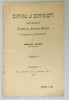 ZIARE SI ZIARISTI , CONFERINTA TINUTA LA ATENEUL ROMAN de MIHAIL MORA , 1907