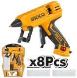 Pistol Lipit Silicon 220W INGCO GG308 &ndash; Precizie si Putere pentru Lucrari Creative si Reparatii Diverse