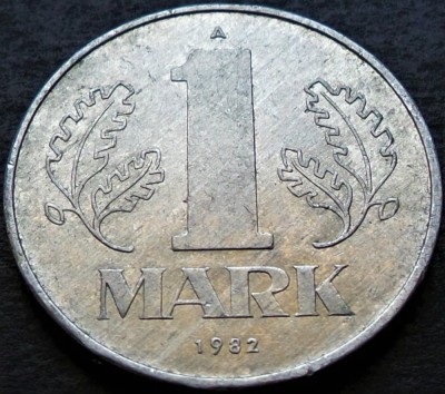 Moneda 1 MARCA / MARK - RD GERMANA / GERMANIA DEMOCRATA, anul 1982 *cod 2867 A foto