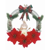 Coronita Craciun Eventissimi, 30 cm, Om De Zapada