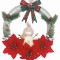 Coronita Craciun Eventissimi, 30 cm, Om De Zapada