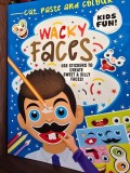 Wacky Faces. Use Stickers to crete sweet &amp; silly faces (Fete trasnite. Foloseste autocolante pentru a crea fete dragute si amuzante - carte in limba e