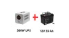 Qoltec Alimentare ne&icirc;ntreruptibilă pentru pompe de circulație 560W + acumulator 33Ah