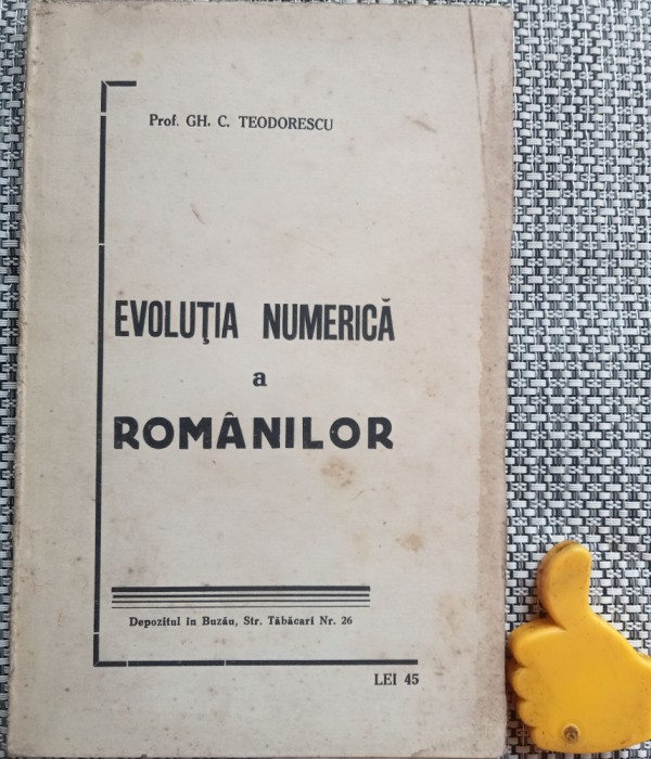 Evolutia numerica a romanilor Gh Teodorescu