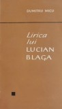 Lirica lui Lucian Blaga - Dumitru Micu
