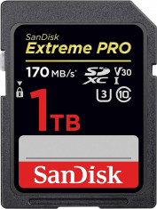 Card de memorie Sandisk Extreme Pro 1TB SDXC UHS-I U3 foto