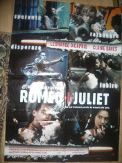 Afis Film -Romeo si Julieta -1996 regizor Baz Luhrmann,cu Leonardo DiCaprio foto