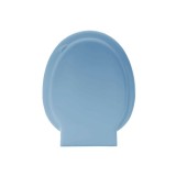 Capac WC din polipropilena, Romtatay Unic 40305, bleu, inchidere standard, 395 x 480 mm