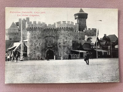 Carte postala - Expozitia universala de la LIEGE, Belgia, anul 1905 foto