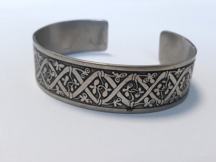 BRATARA splendida FRANTA 1900 art nouveau REGLABILA patina MINUNATA de efect rar