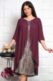 Rochie de Seara Fantasi Marsala - 44Marimea, Yves