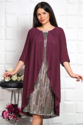 Rochie de Seara Fantasi MarsalaMarimea foto