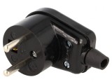 Conector alimentare AC 230V 16A negru