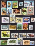 Fauna, lot uzat, stampilat