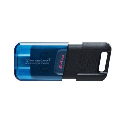 Stick de Memorie 64GB - Kingston DT80M (DT80M/64GB) - Black and Blue foto