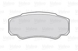 VALEO 301570 FIRST set placute frana,frana disc
