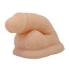 Dildo Realistic Wildon Natural 13.5cm TPR Texturat Flexibil Testicule Reliefate Baza Ferma