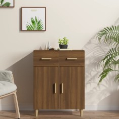 vidaXL Servantă, stejar maro, 69,5x34x89 cm, lemn prelucrat