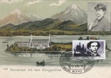 Germania 1986 - Carte postala , Insula Herren cu palatul regal , Ludwig II