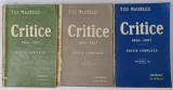 CRITICE de TITU MAIORESCU 1866- 1907 , VOLUMELE I - III , EDITIE COMPLETA , 1915