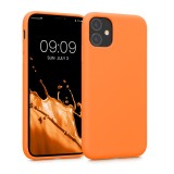 Husa Kwmobile pentru Apple iPhone 11, Silicon, Portocaliu, 50791.150, Carcasa