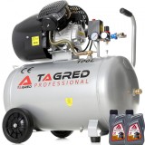 Compresor de aer profesional 100L 8 bari 3kW 380 l/min TA361